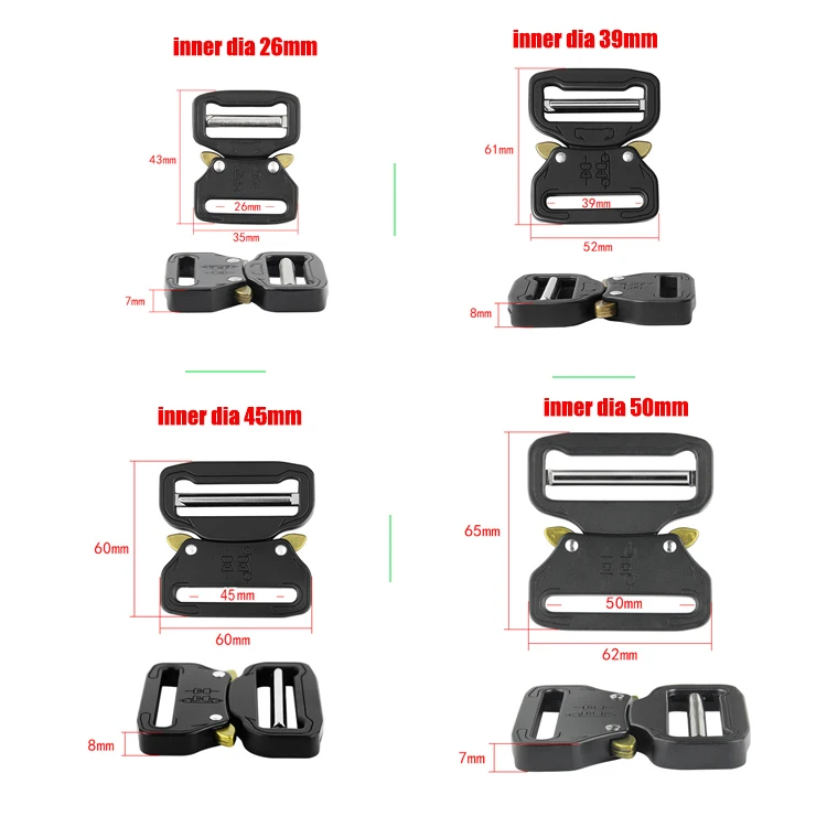 1inch quick release buckle for hand bag metal quick release buckle for bags leather belt metal shoes bag accessories buckle