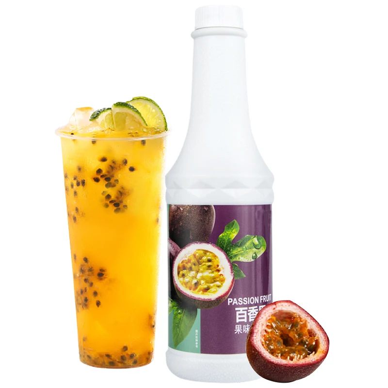 Passion fruit juice jam Concentrated juice Fruit and vegetable juice bubble tea supplies bubble tea supplier Multi flavor drinks