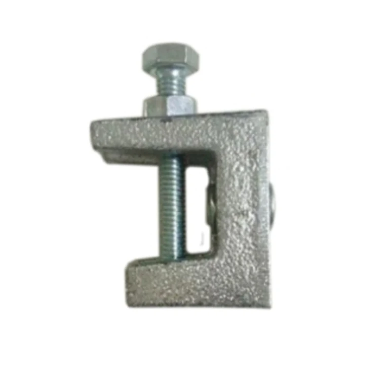 Universal Reversible 3/4In Adjustable Stamped Uncoated Steel Beam Clamps