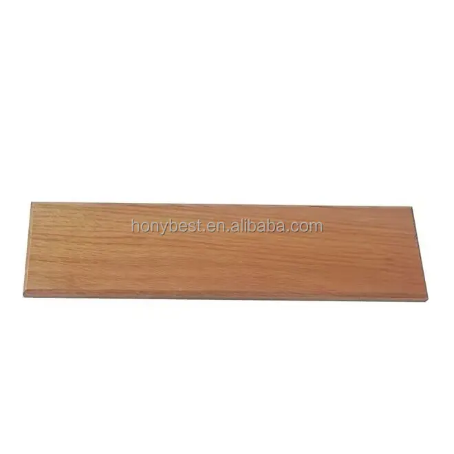 Timber Display Block Wall Panels Wooden Name Plate Sign Holder Varnished Oak Wood Blank Signs Plaques for Engraving