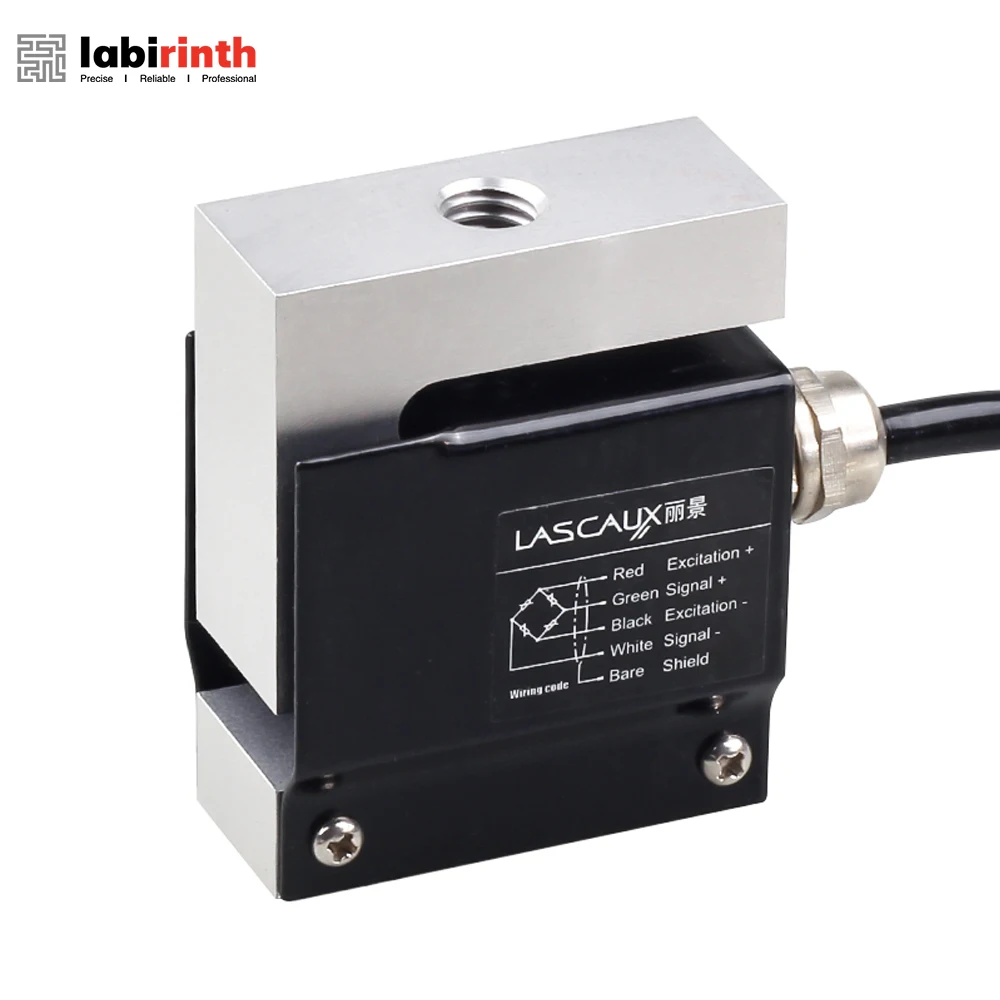 Lascaux Brand STK 10kg to 500kg Electronic Weighing Device Mini S-type Tension Force Testing Sensor Load Cell Sensor