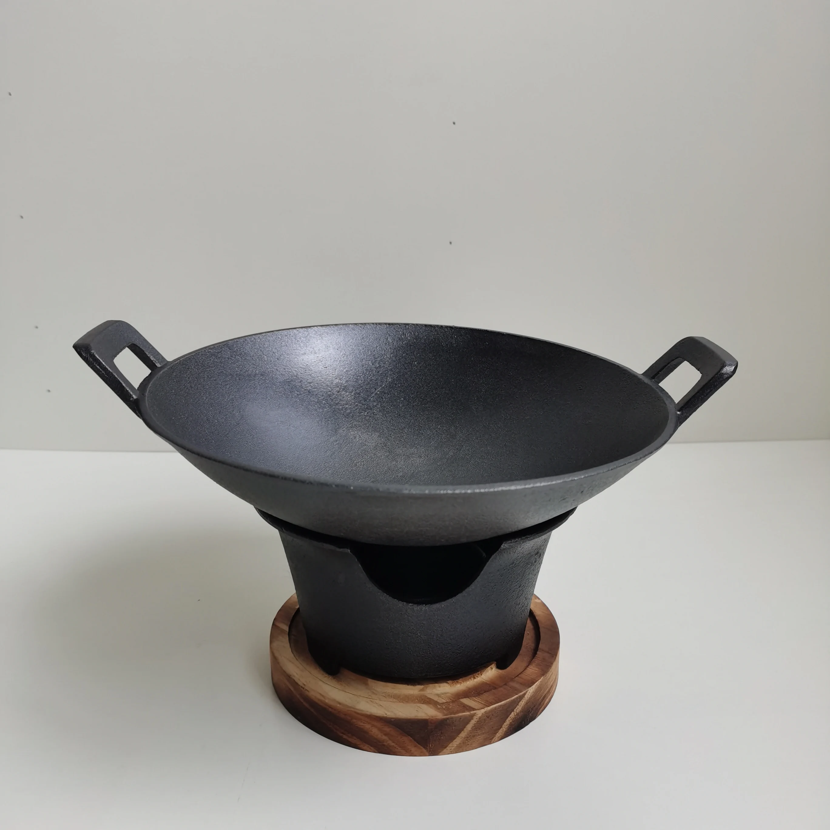 Popular design small round cast iron charcoal barbecue grill stove