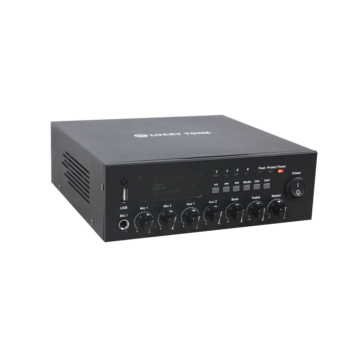 Cost Effective 30W RMS USB/ FM Tuner Blue tooth Digital Mixer Amplifier with 12V DC Backup Power