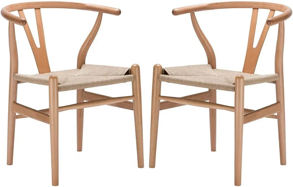 Пепельное дерево, Ханс Вагнер/Датский/Профессиональный завод, обеденные стулья из массива дерева, Wishbone Chair