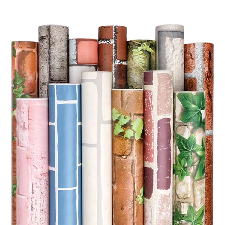 New Design Fashionable Fabric Waterproof PVC 3D Wall Paper Backed Vinyl Wallpaper