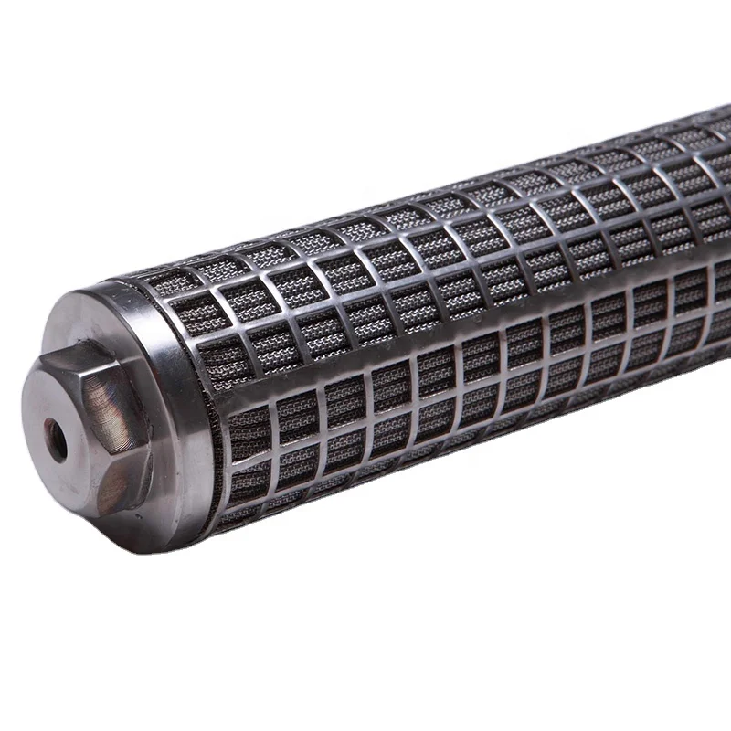 High temperature resistant filter cartridge stainless steel 304/316 mesh pleated filter for particles from liquid