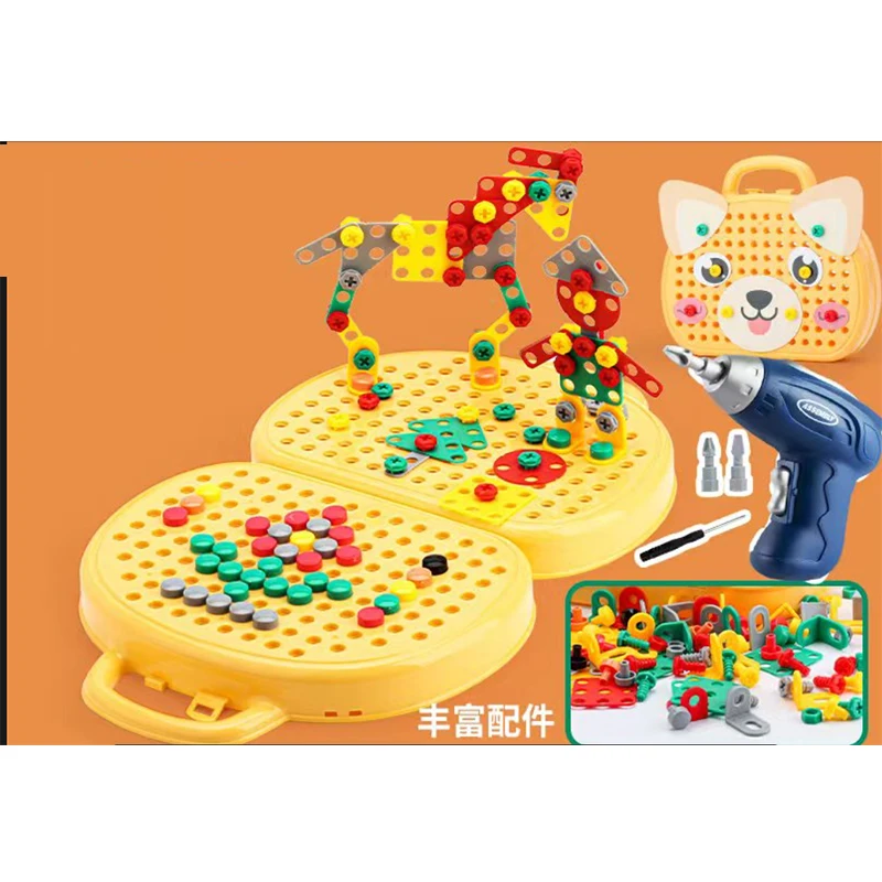 Hot Puzzle Educational Assembled Block Screw Toy Screw Puzzle For Kid