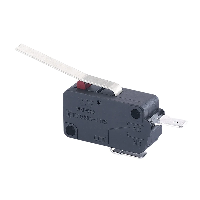HK-14-10A-301 4-контактный Микро Кнопочный переключатель 12В микро с длинным