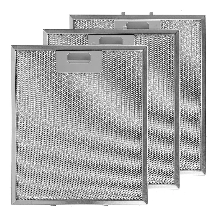 SEN FILTER 300x250mm mesh oil hepa with ss cooker filters filter range hood parts for kitchen