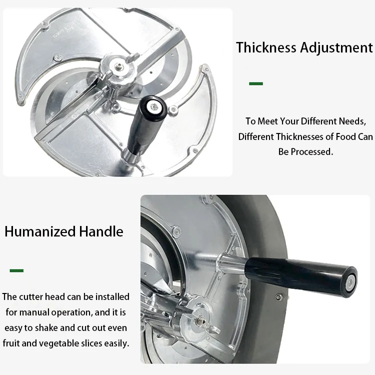 Vegetable Fruit Slicing Manual Commercial Cabbage Shredder Onion Potato Chips Slicer Slicing Machine