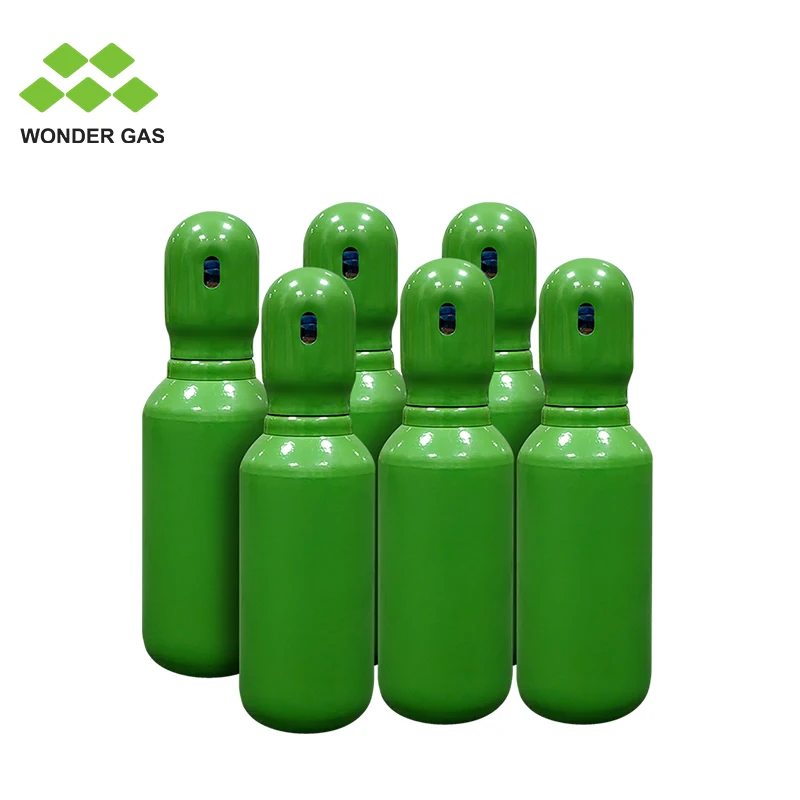 3.6L DOT3AA Industrial Gas Cylinder Oxygen Gas Cylinder Used For Industry And Nitrogen/Argon/Helium/CO2 Steel Gas Cylinder