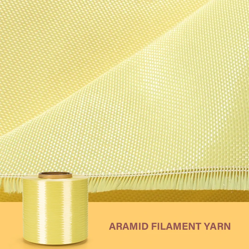 Professional Manufacturer 1500D 250g Aramid Fabric Plain Twill Woven Aramid Kevlars Fabric