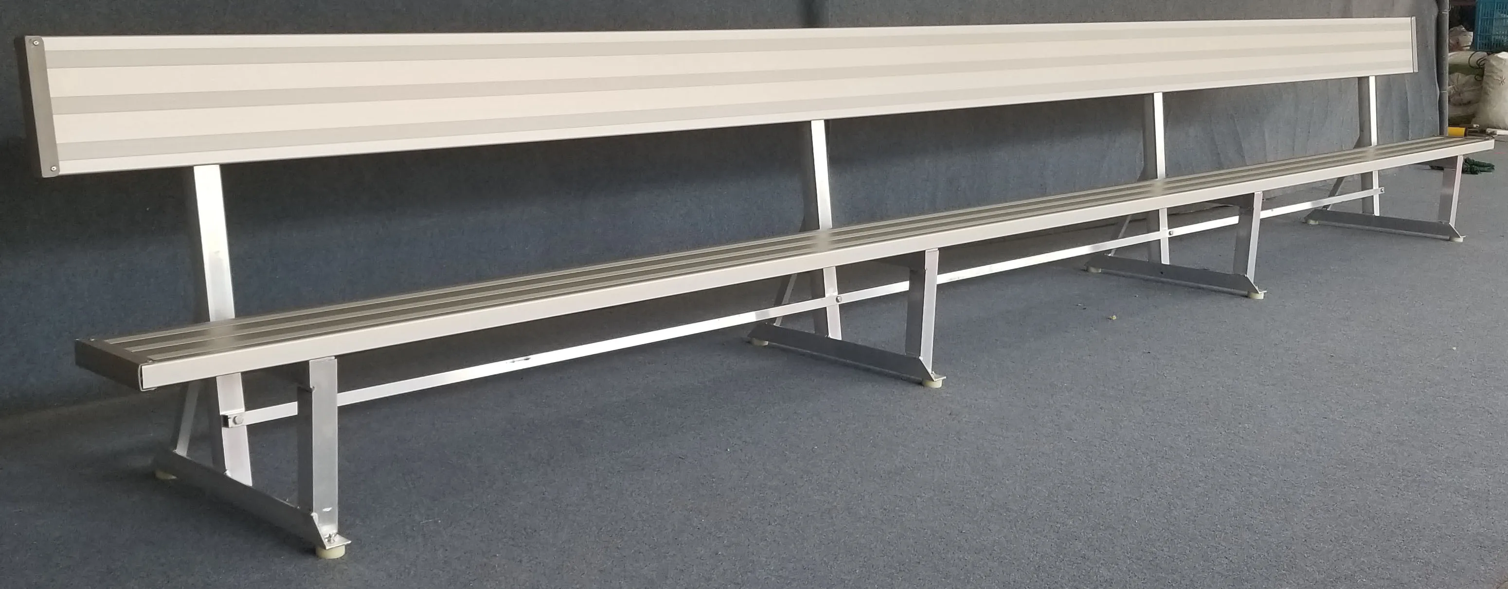 New China Sports cheap aluminum bench with good quality Durable Sports Seating Bench Grandstand Equipment