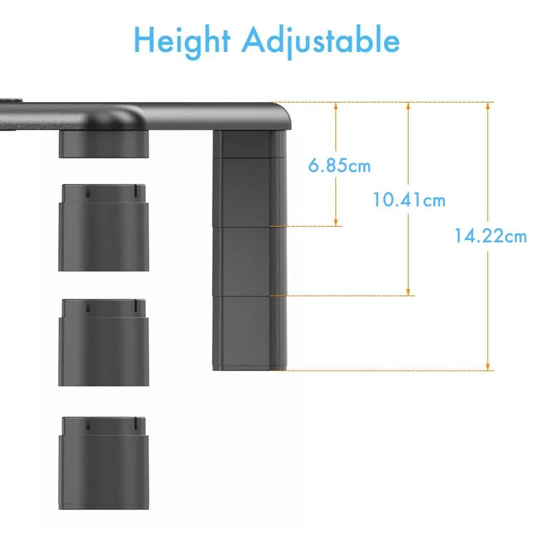 
Ergonomic Portable Wood Desktop Lcd Monitor Stand Laptop Stand Desktop Computer Monitor Stand 