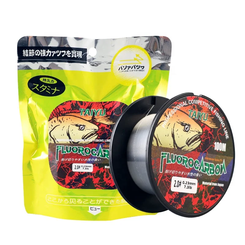 Palmer 0.14mm-0.47mm 100m 200m fluorocarbon fishing line Super wear-resistant mono filament fishing line fluorocarbon wholesale