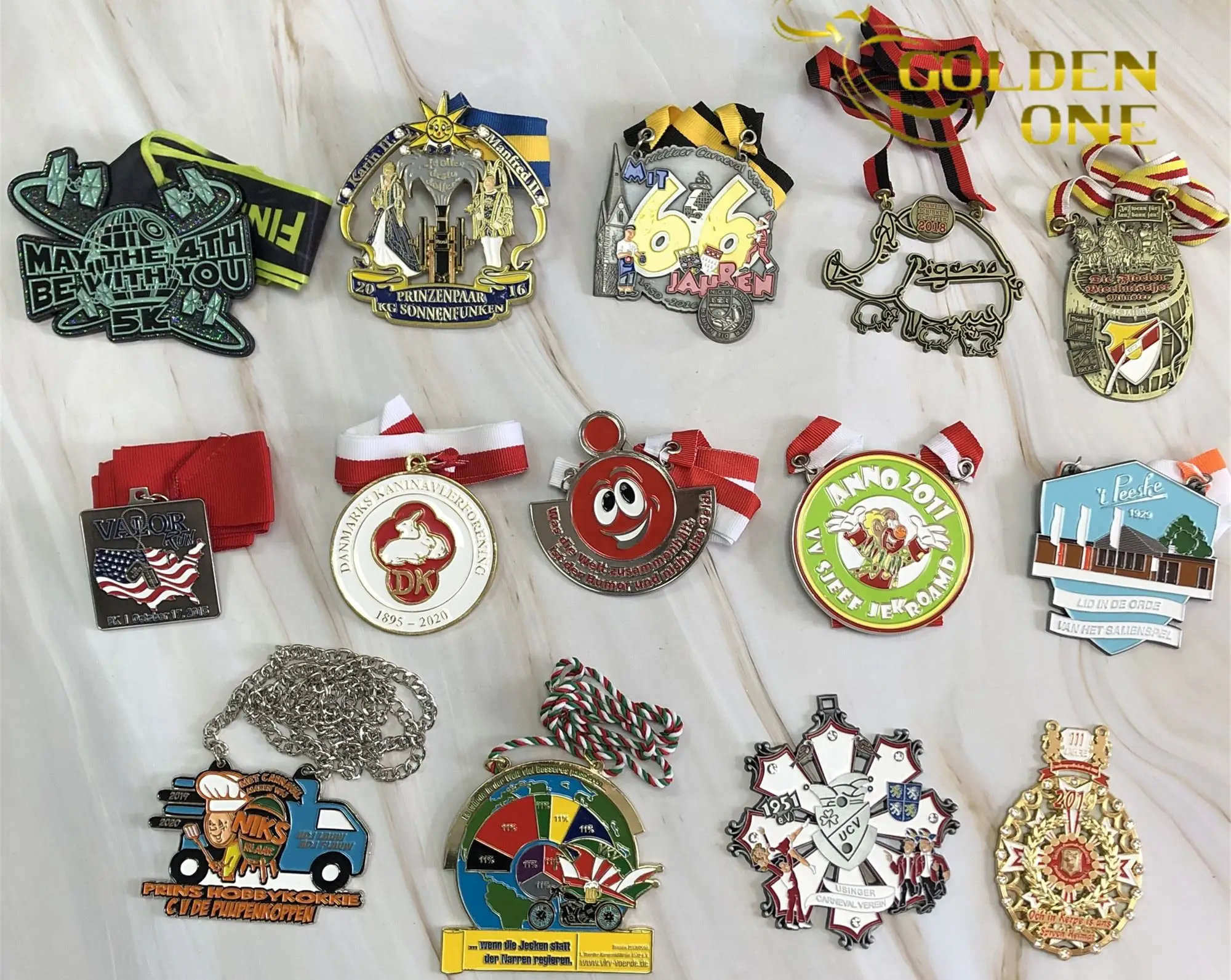 hot sale  custom medal free engraving logo campaign festival event carnival medals with custom ribbon
