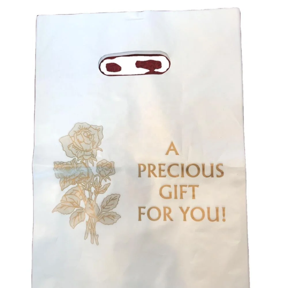 
plastic HDPE/LDPE package bag carry bag eco friendly plastic bag 