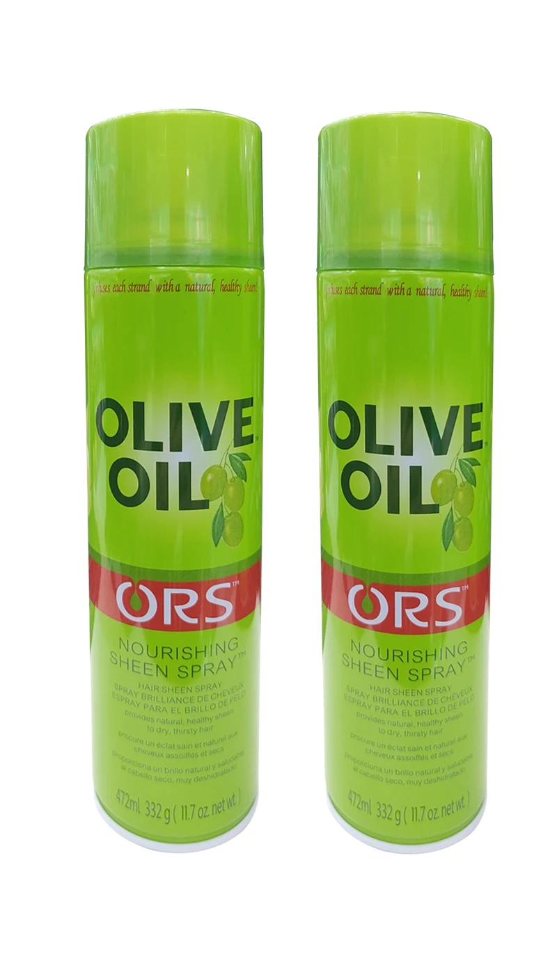 Factory direct selling professional barber shop home olive oil natural hair beauty nourishing sheen spray