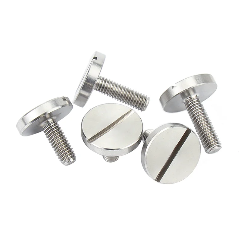 M3-m6 Zinc Plated Carbon Stainless Steel 316 Slotted Pan Large Head Screw