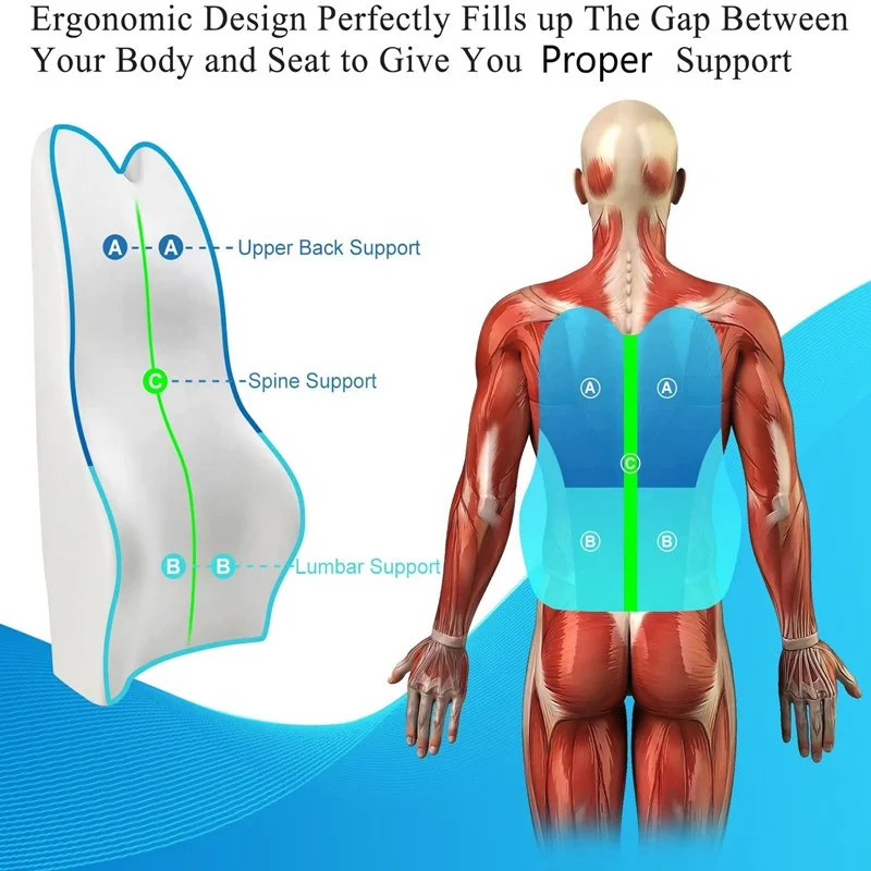 Car Driver Seat Cushion New Design Back Cushion For Car Comfortable Four Seasons Car Cushion