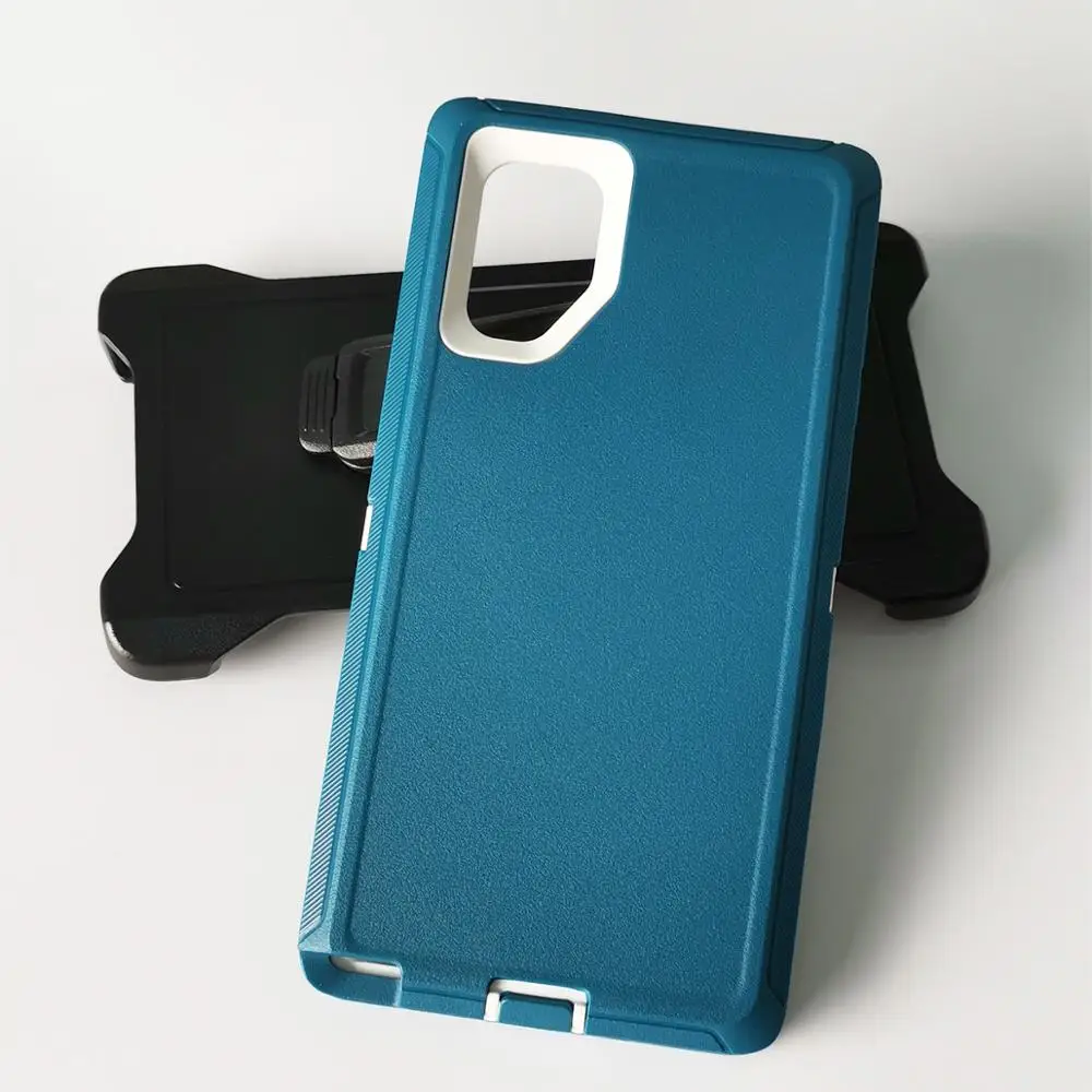 
Multi-Layer Military Heavy Duty Belt Clip Holster Stand Shockproof Defender Case Cover Compatible Samsung Galaxy Note 10 Plus 