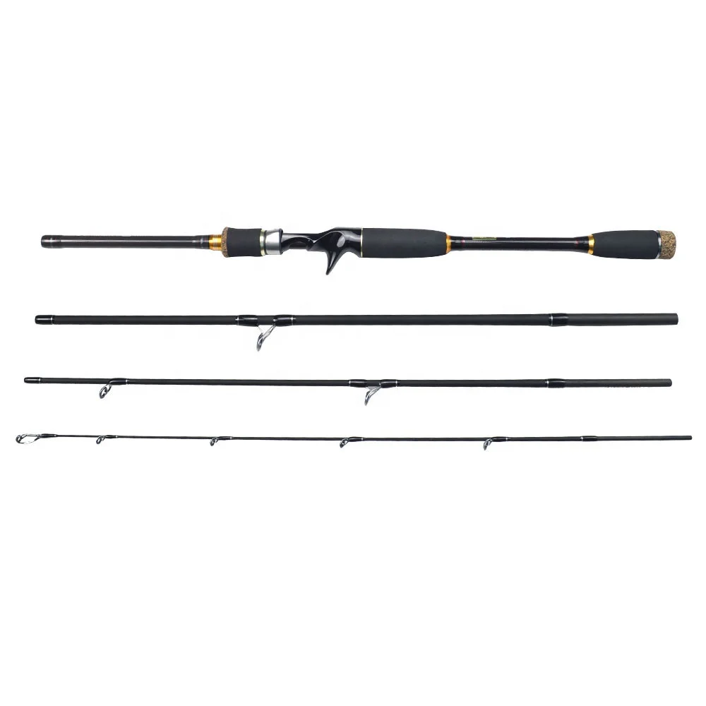 ToMyo Portable Travel Salt/Fresh Water Spinning Bass Fishing Rods with Tube Case