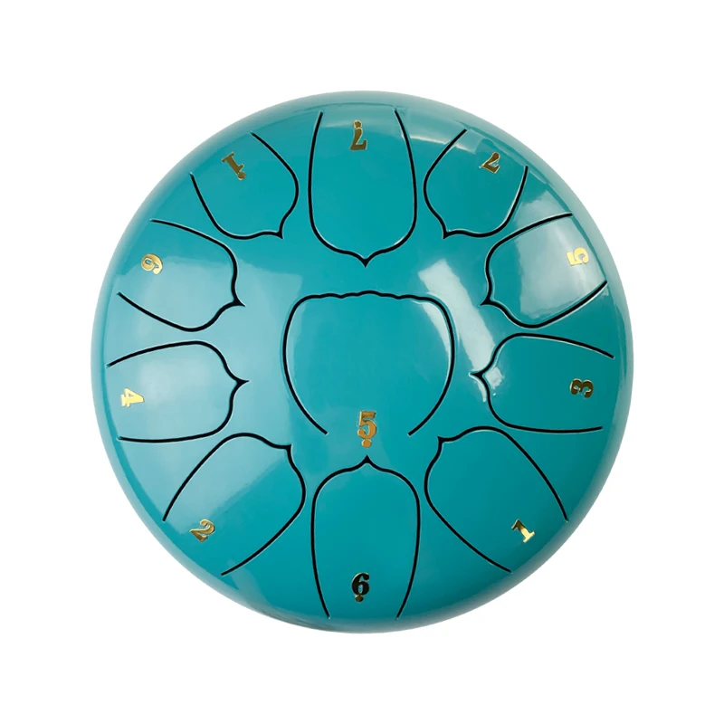Delicate 6 inch 11 notes Steel Tongue Drum Percussion Instrument Hand Pan Drum Percussion Instrument