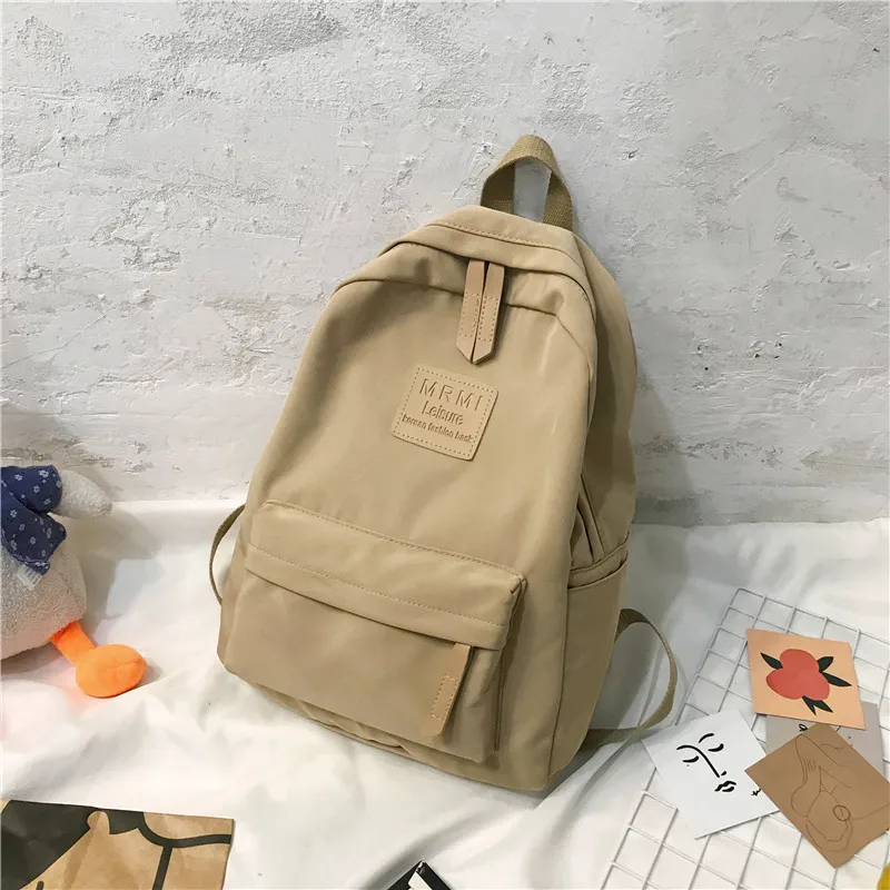 South Korea ladies shoulder bags campus retro school bags for teenagers girls nylon canvas casual sports backpacks