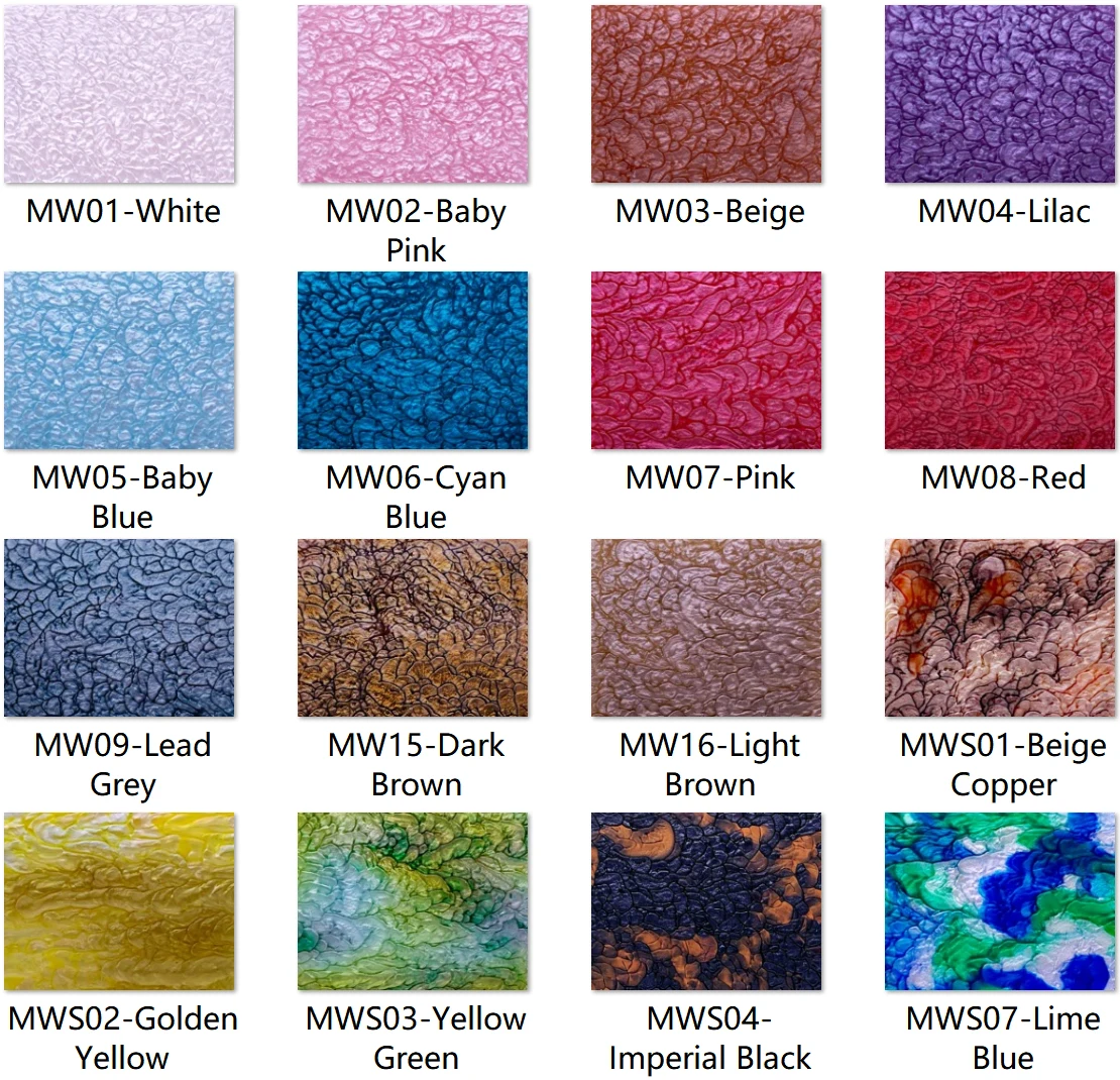 
A Full Set of Pearlescent Python Pattern Sheets for Jewelry/Crafts/Art Works/Decoration - 16pcs/Set, 98x98x3.0mm (4