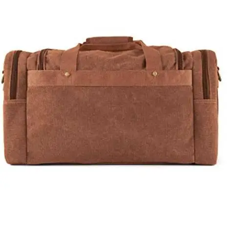 Factory custom duffle bag canvas weekend bag travel organizer bags for men