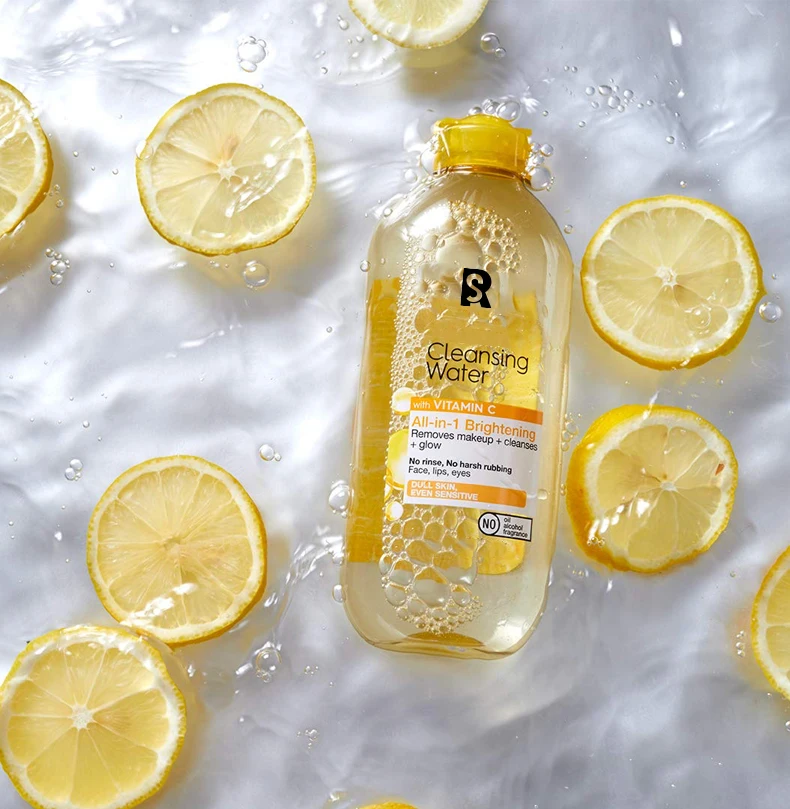 All In 1 No Rinse Makeup Removing Water Micellar Cleansing Make Up Remover Water With Vitamin C Brightening
