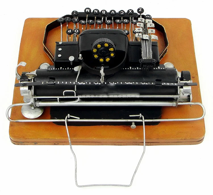 German Old Typewriter Model bar Coffee Western Restaurant Decoration Retro Iron Display