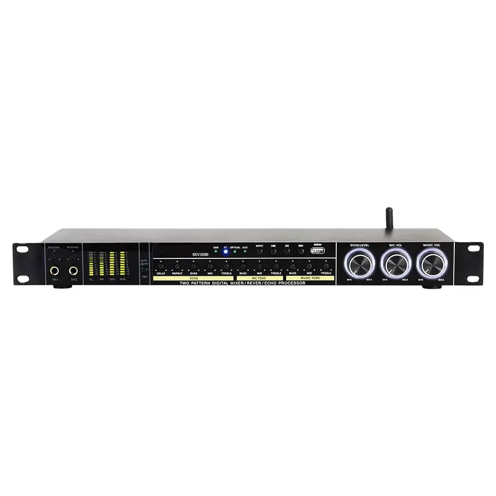 REV3900 Профессиональный Цифровой караоке аудио эффекты процессор