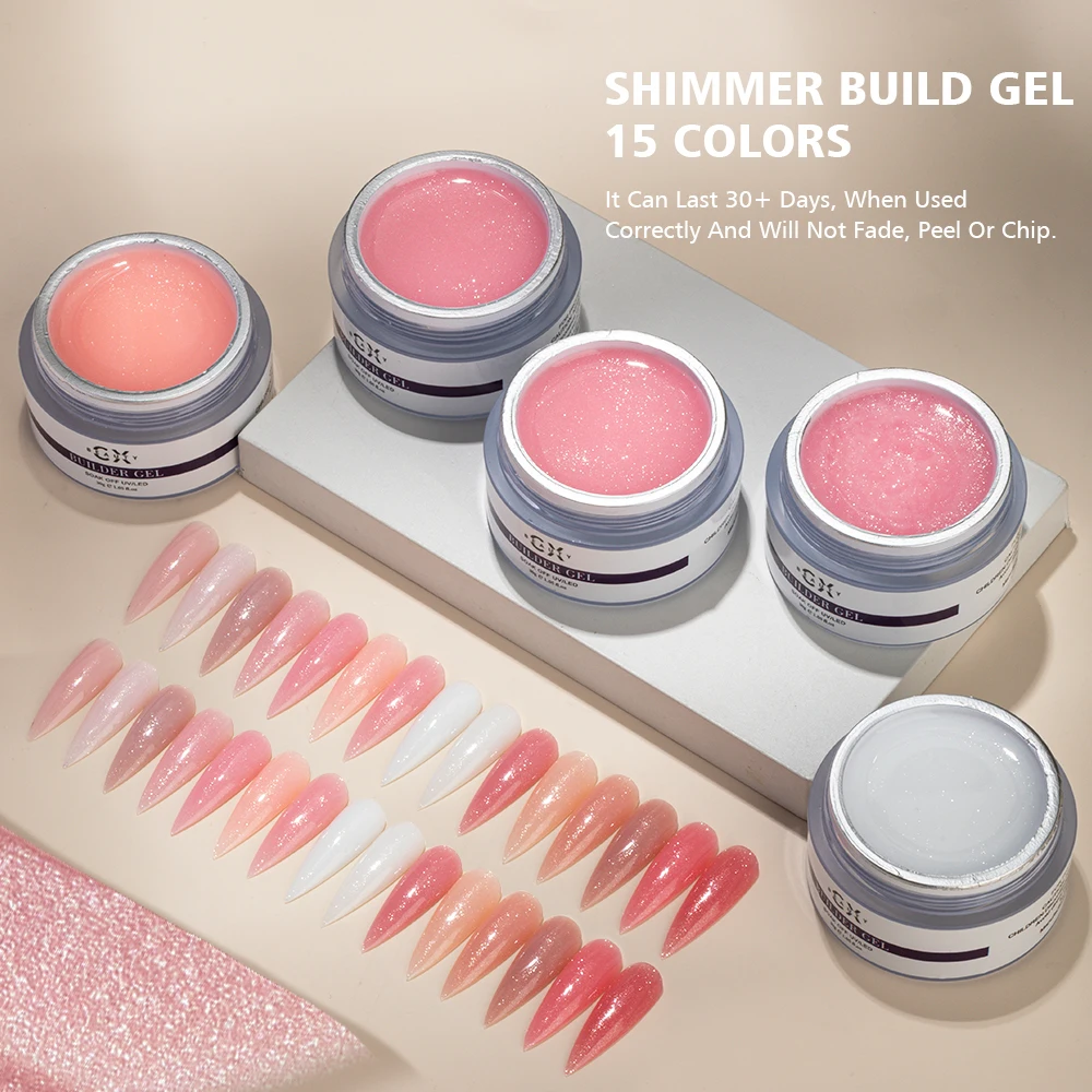 Caixuan Shimmer Build Gel  OEM/ODM for Nail Art