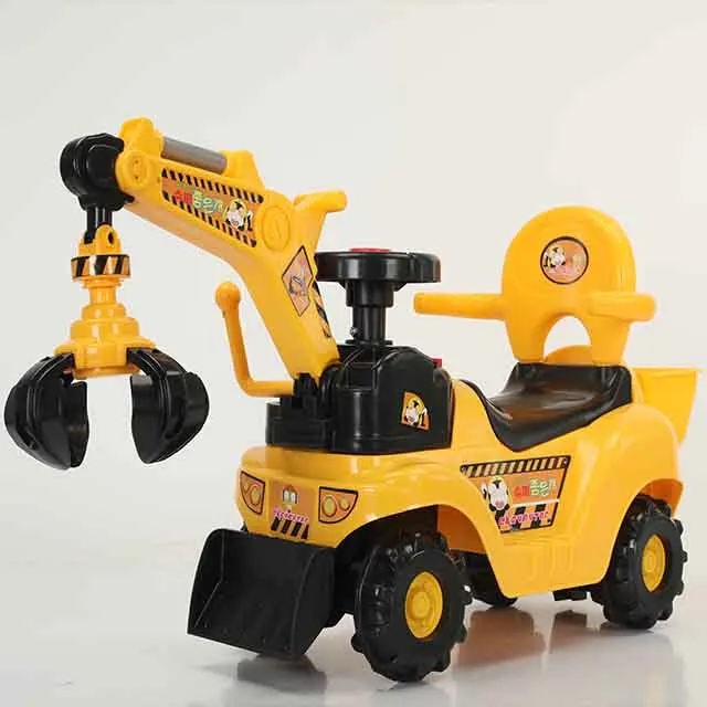 Kids Electric Car Remote Control Battery Big Size Toy Power 24v Excavator Plastic Unisex Children Engineering Car Ride on Toy