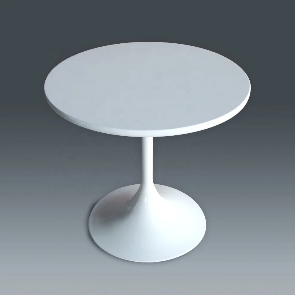Horn Shape Metal Base MDF Colorful Modern Wooden