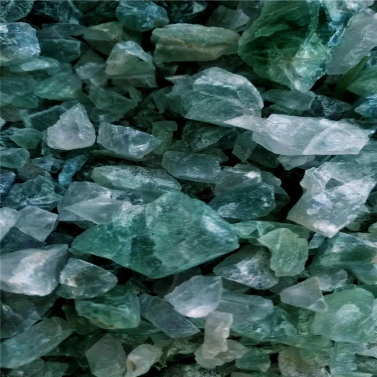 Hot Sale Factory Price Green and purple color rough Fluorite CaF2