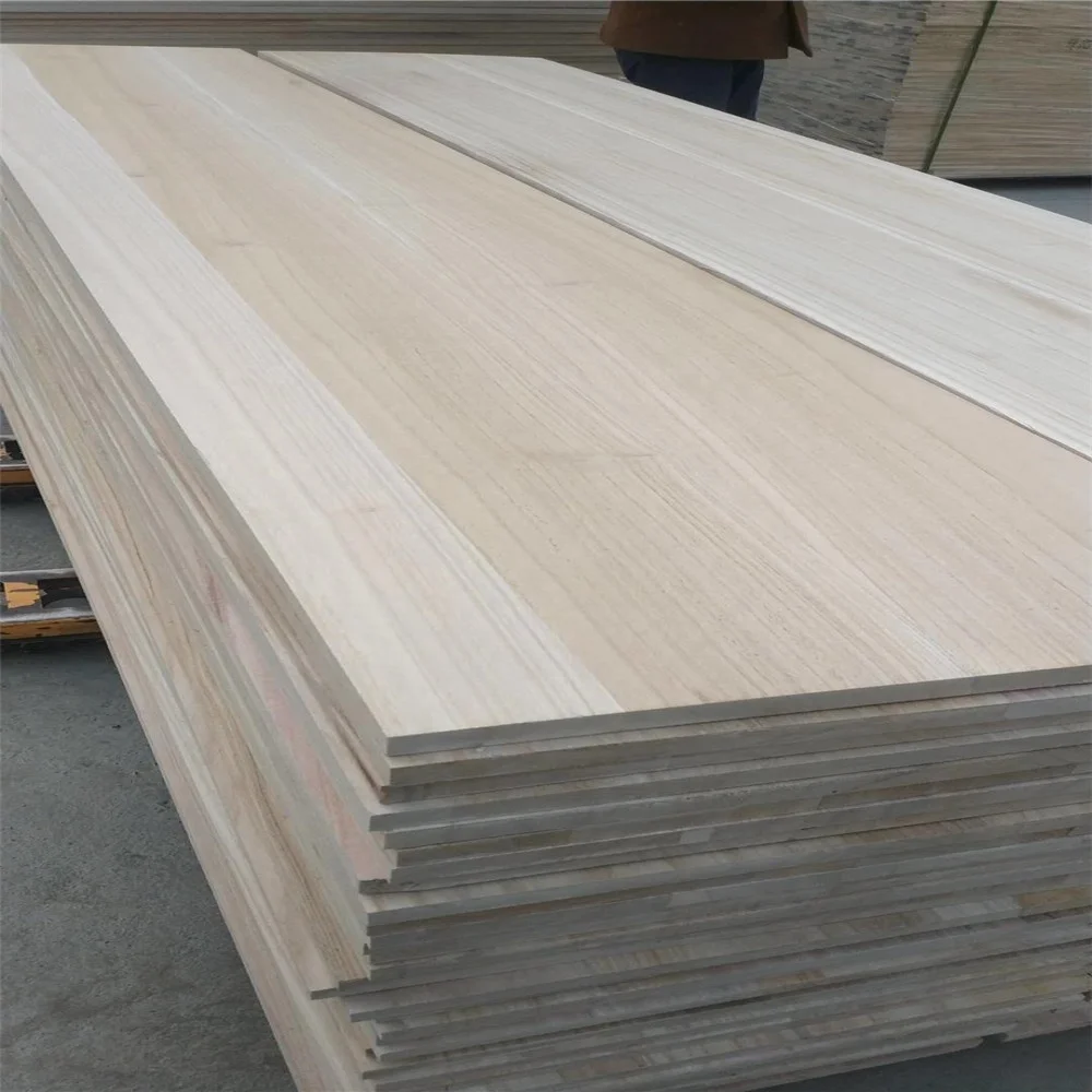 Solid Wood Panels Paulownia Glued Panel For Sale