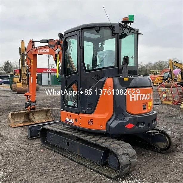 Хит продаж ZX48U-6 гидравлический гусеничный экскаватор Hitachi подержанный хорошее качество/Подержанный копатель 60 Лидер