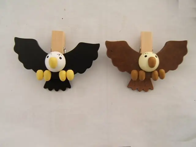 Laser engraving Wooden magnetic clip Wood Message paper clip business card holder