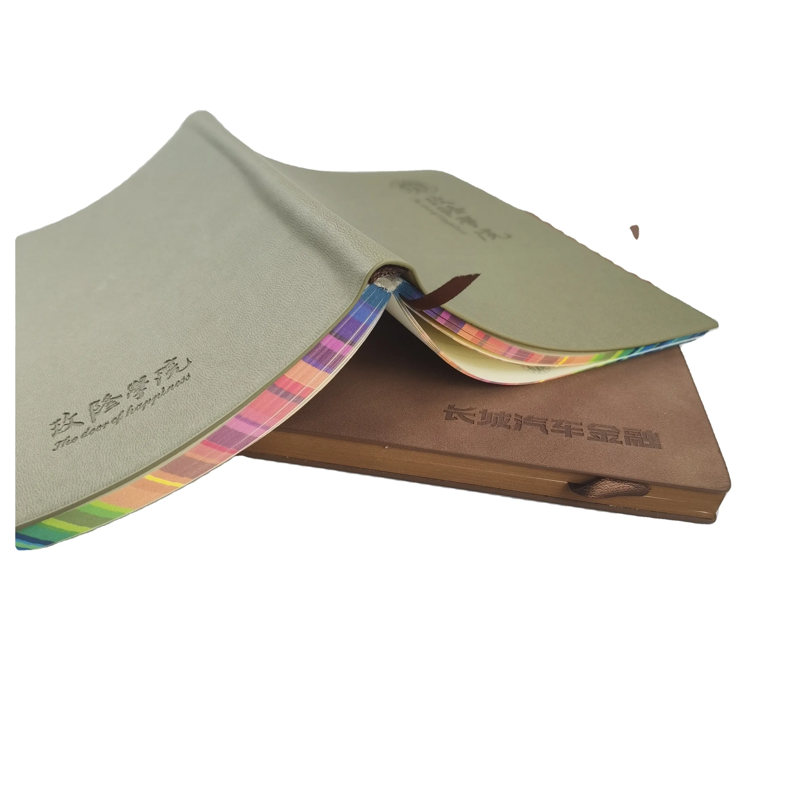 New Type Top Sale Office Literature Supplies Student Leather Case Notebook