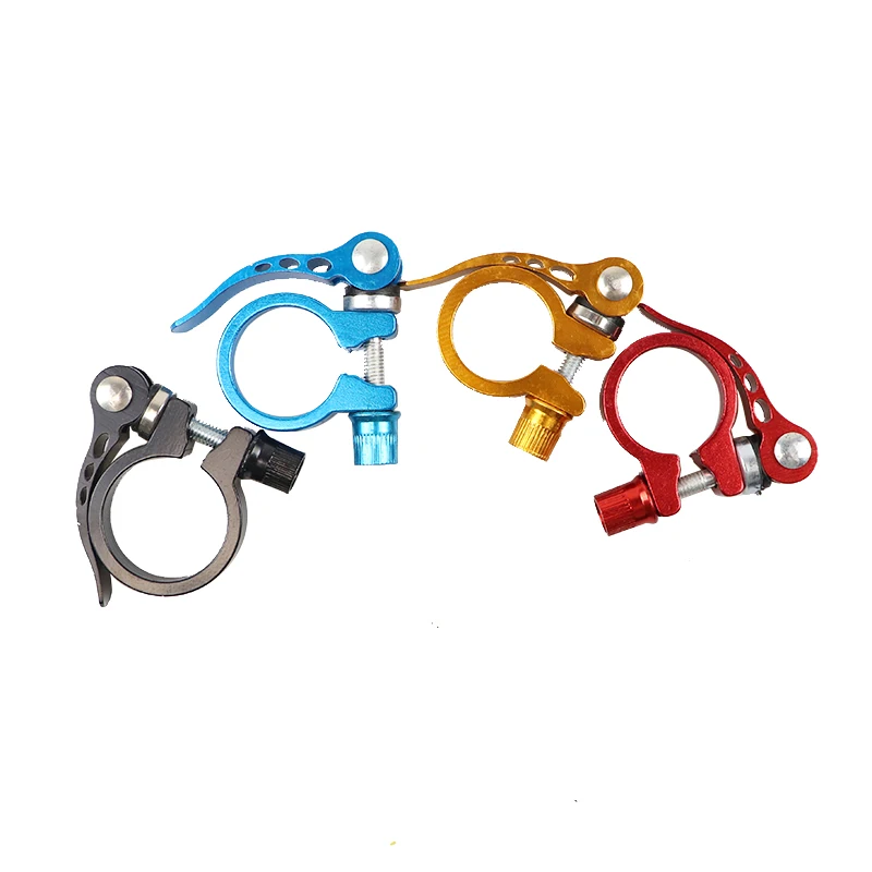 New Arrival Quick Release Bicycle Seatpost Tube Clamp 28.6mm 25.4mm 31.8mm MTB Bike Cycling Saddle Seat Post