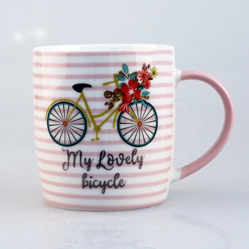 Bone china mug with customize Design, white bone china mug, promotional coffee cup ceramic