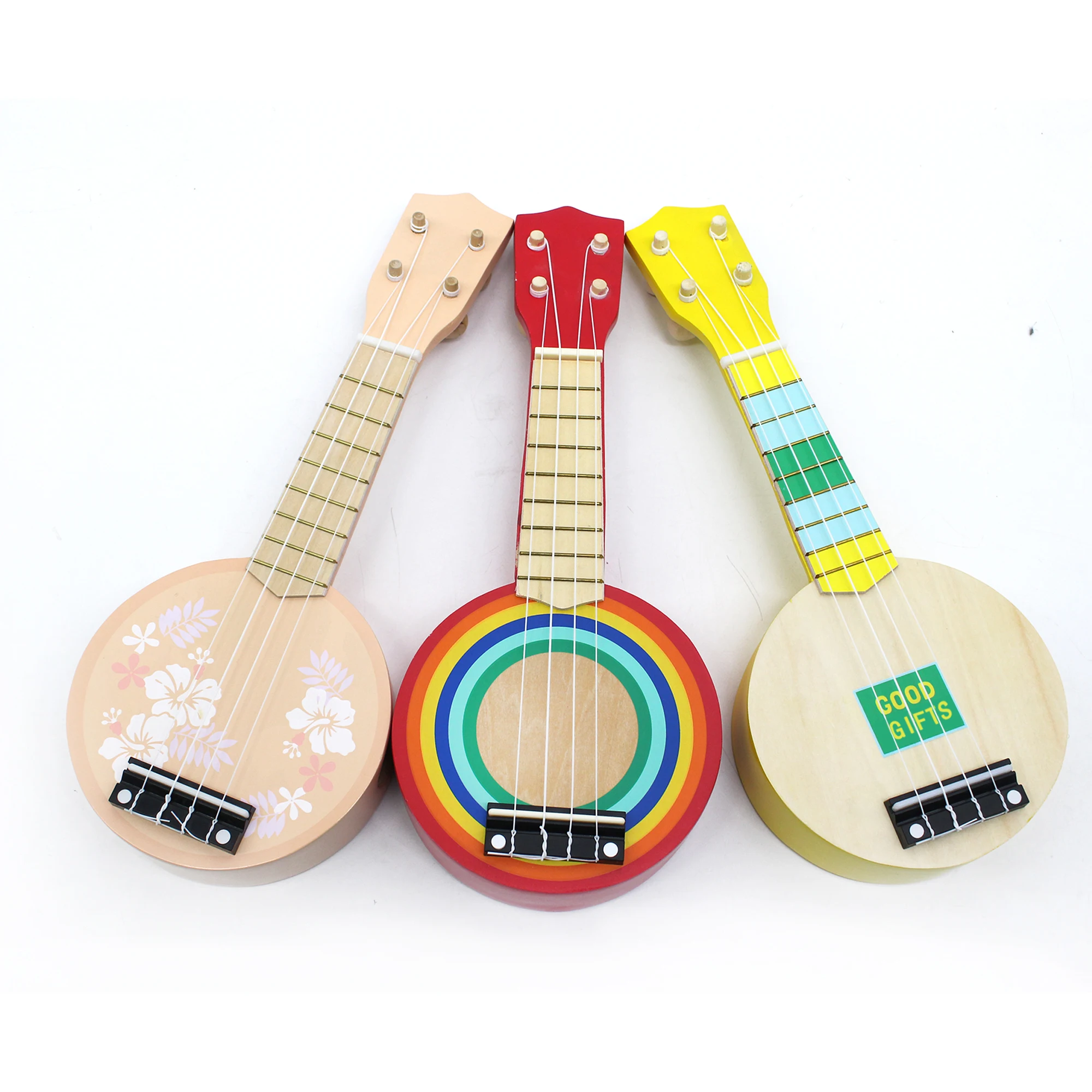 Tongling Wholesale Kids Musical Instrument Cute Ukulele Guitar Ukulele Toys