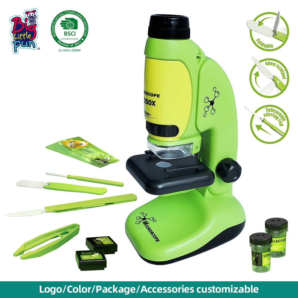 Science Experiment Kit can used to observe Animals Growth Life Cycle Early Education Kids Handheld Portable Pocket Microscope