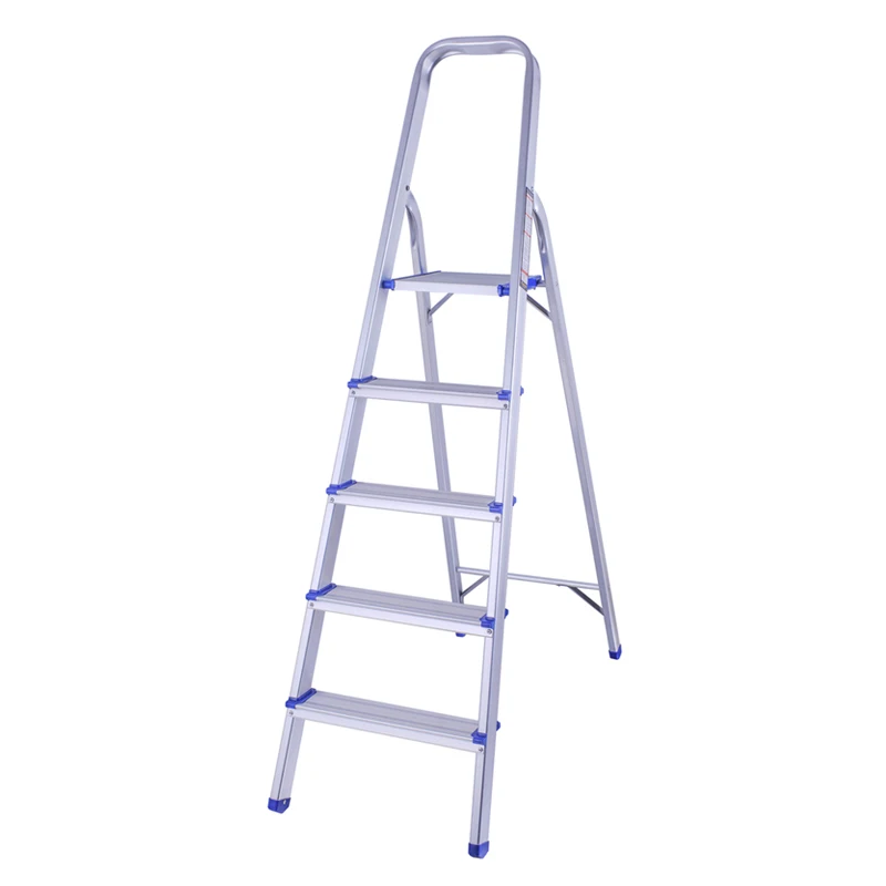 Lightweight Step Ladder Household Ladder Portable Aluminium Office Building Aluminum Stairs 6 Steps