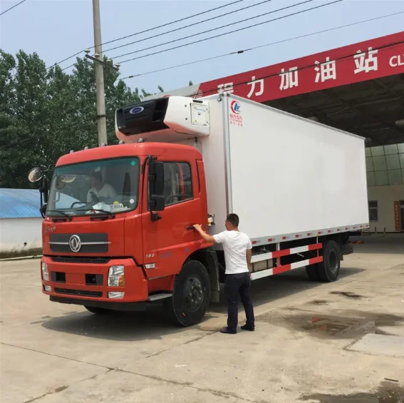 Рефрижераторная коробка Chengli 10 тонн с термо-королем и шасси 4X2 Dongfeng рефрижератор