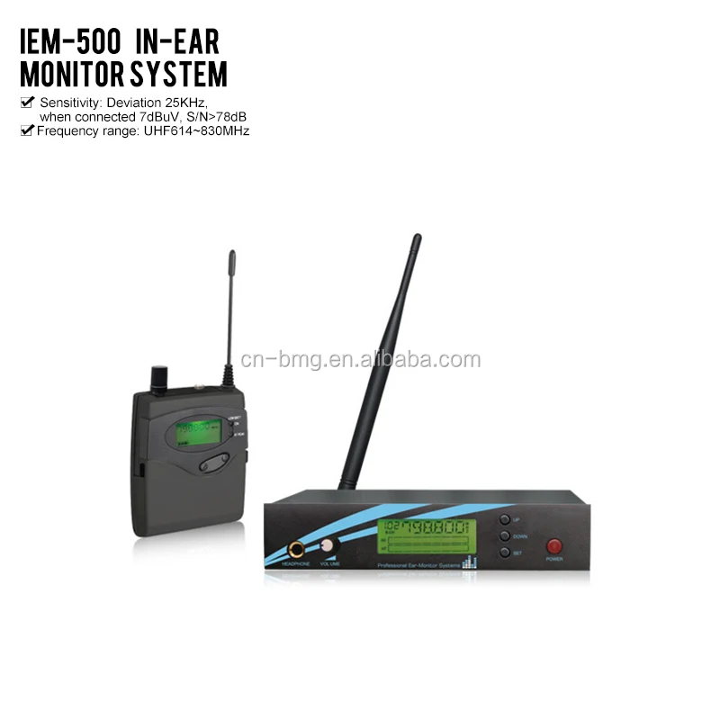  IEM-500 система УВЧ ушного монитора мониторинга на сцене студия записи 300iemg2 G2 2 приемника +