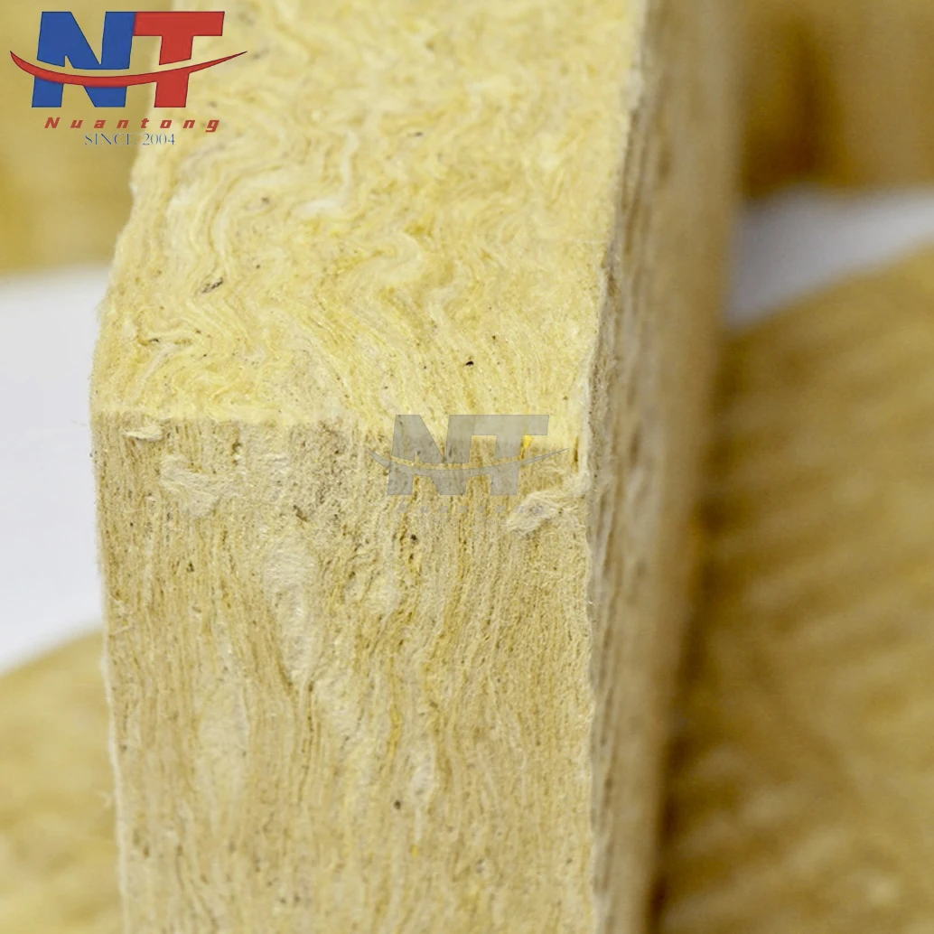 50mm Thick Insulation Fireproof 60Kg M3 Density Mineral Rock Wool Sandwich Panel Board Insulation