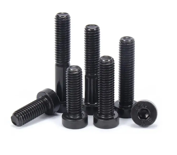 Customized Alloy Steel Din7984 Grade12.9 Hex Socket Head Cap Screw Black Oxide Allen Screw